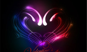 Valentines Day Colorful Heart Backg